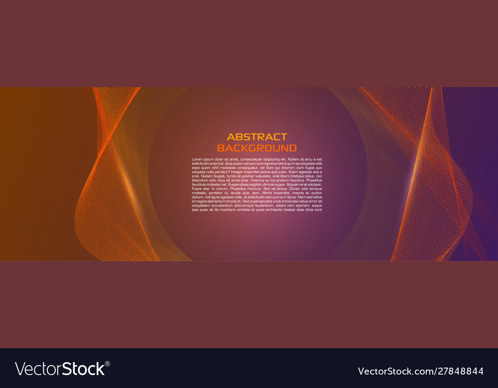 Abstract colorful background with dotted wave