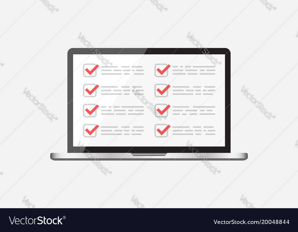 Businessman checklist with notebook check list