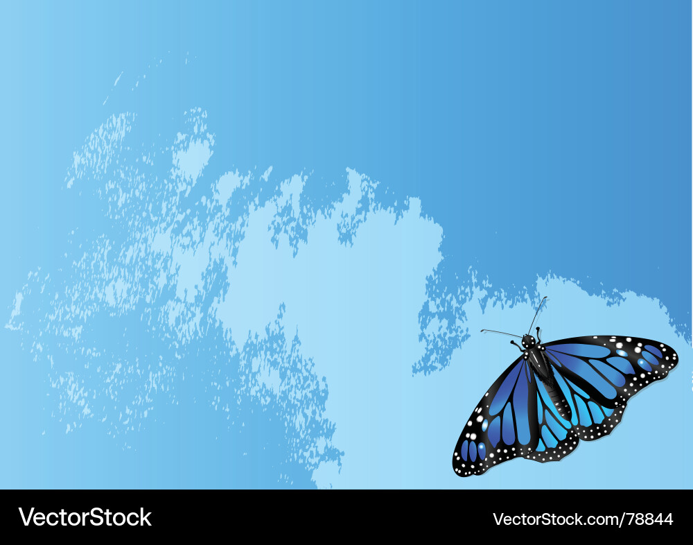 Butterfly background Royalty Free Vector Image
