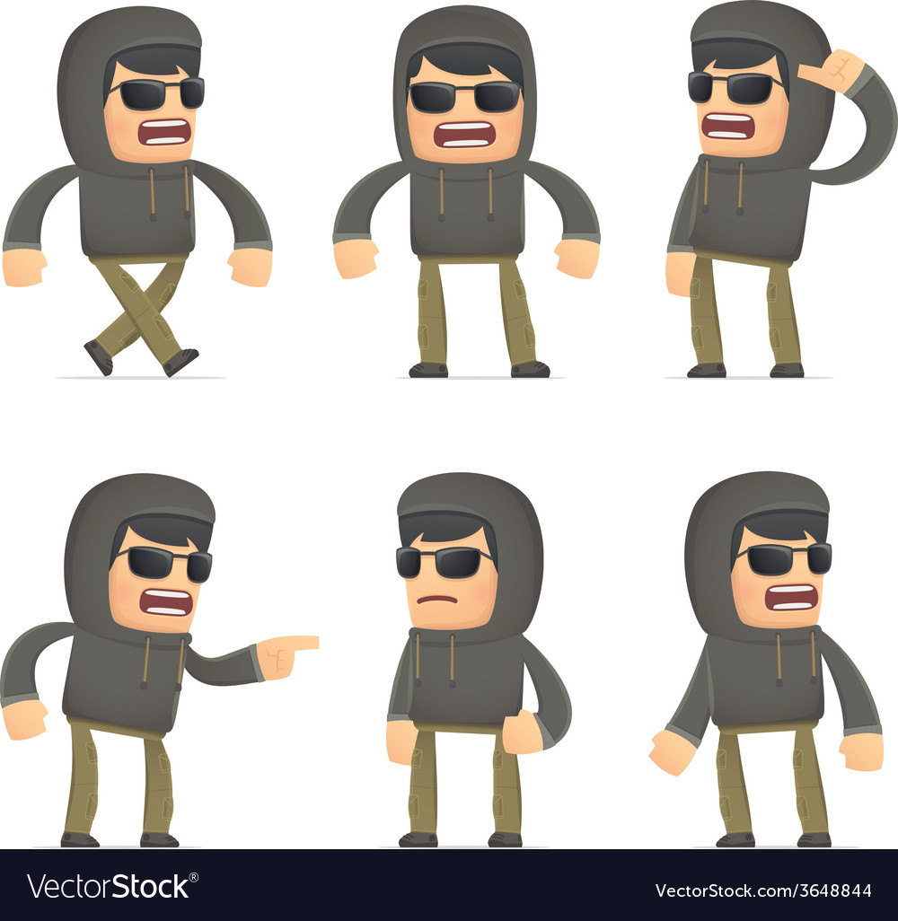 Hacker Character Set - Intense Emotions