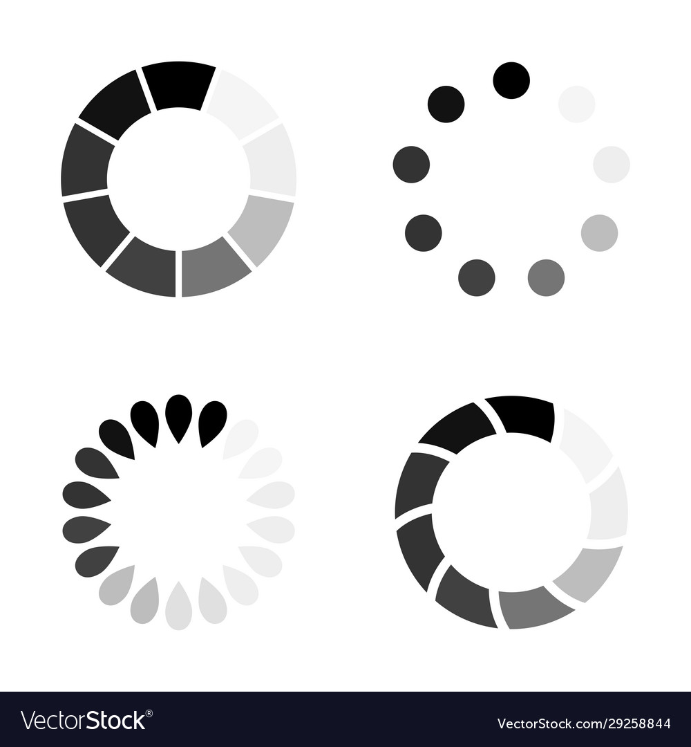 Loading process screen new update vector image Loading process screen new update