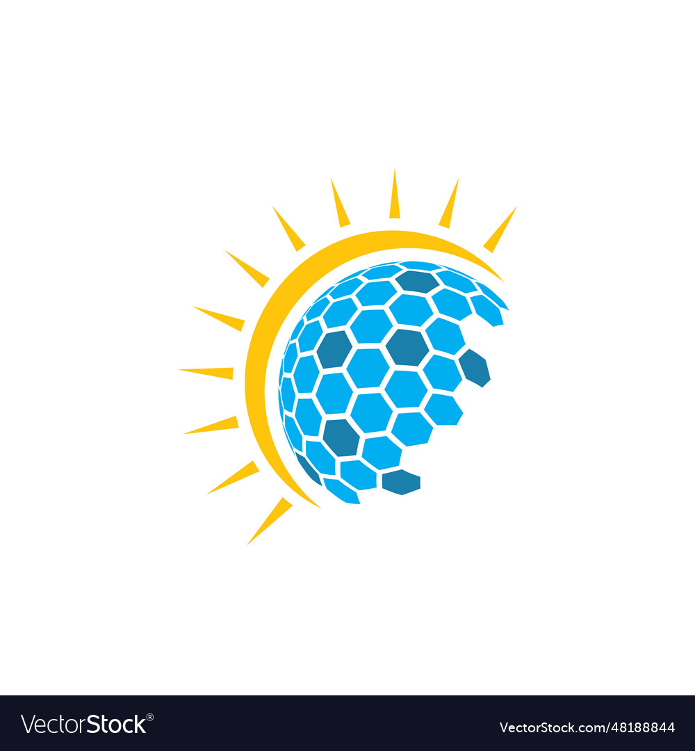 Solar panel icon concept design