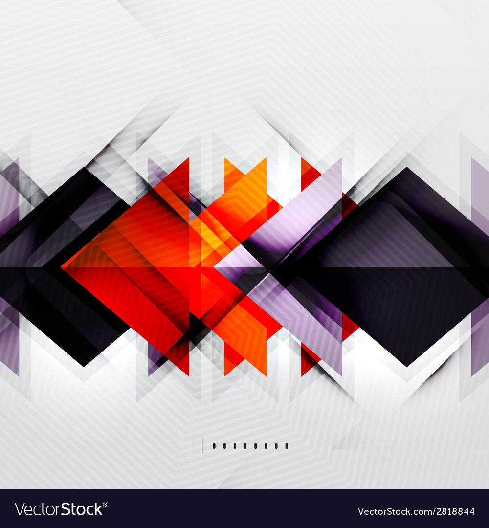 Squares and shadows - tech abstract background