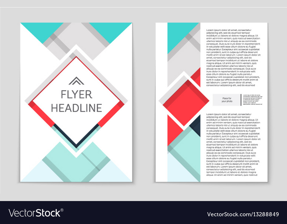 Abstract layout background set for art