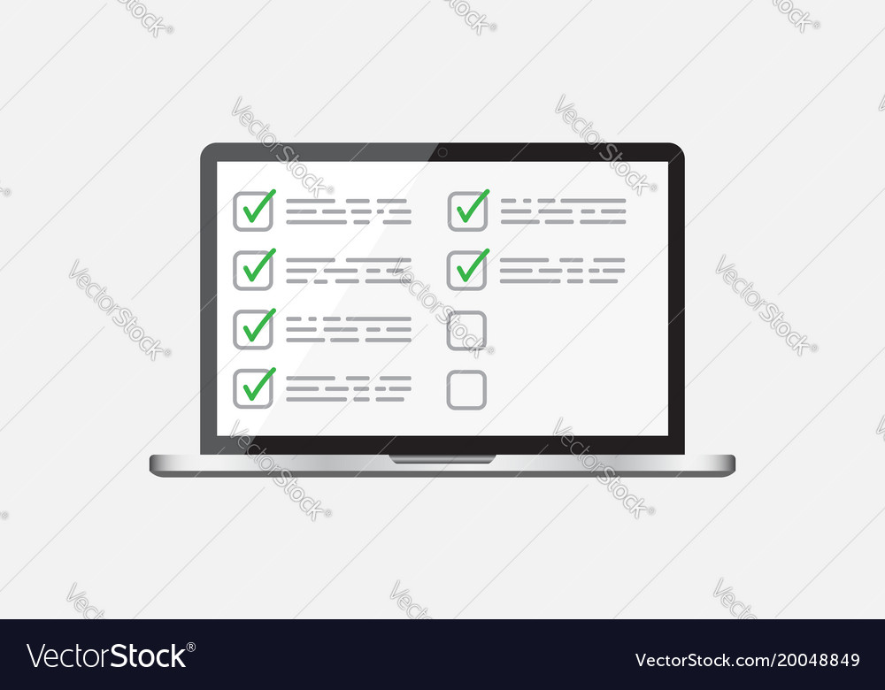 Businessman checklist with notebook check list