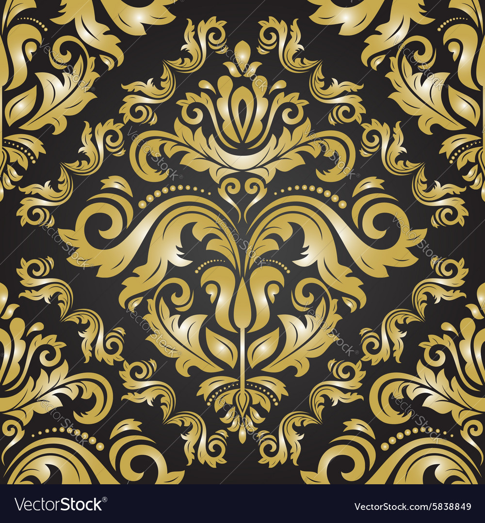 Damask seamless pattern