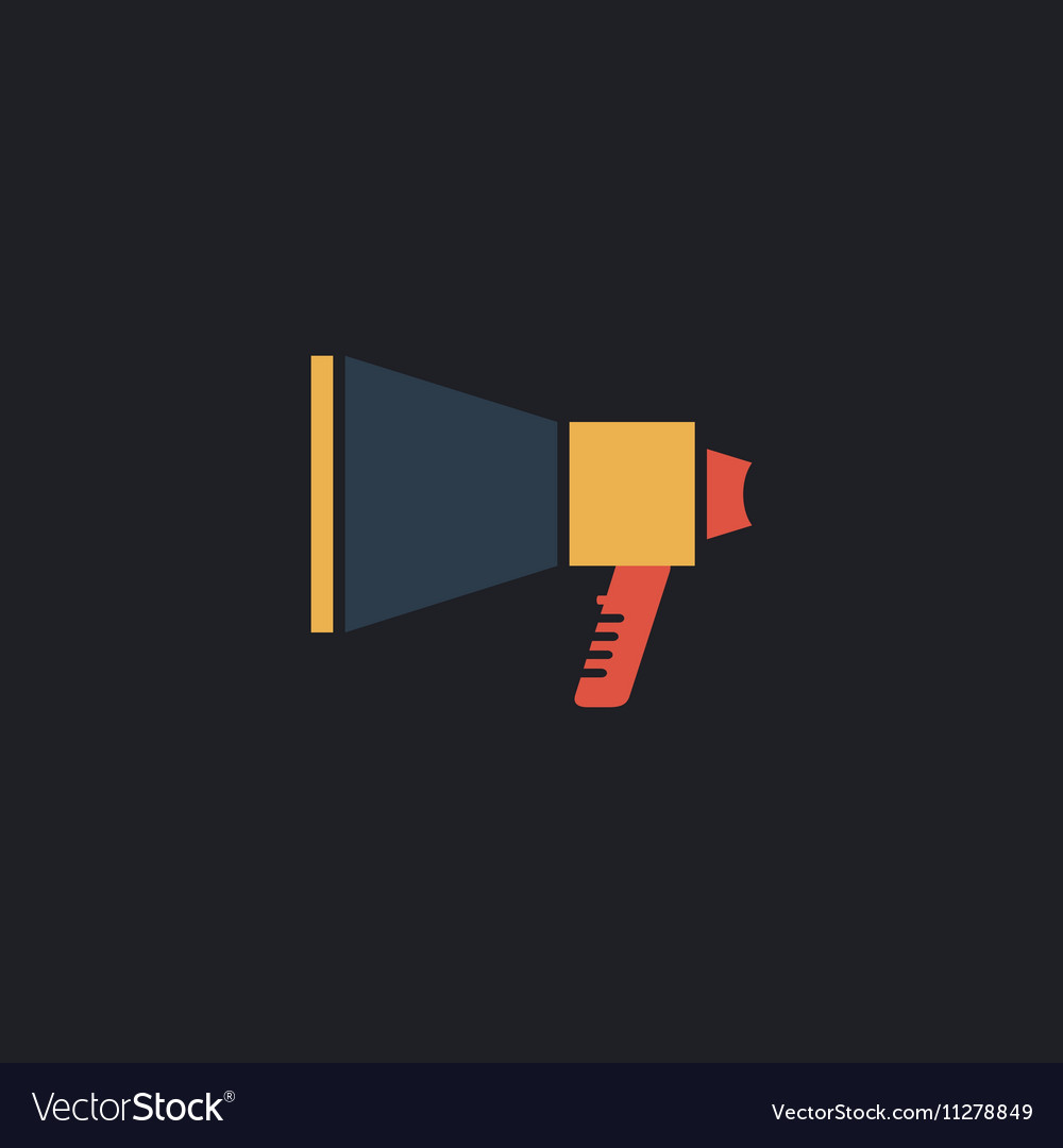 Loudspeaker computer symbol