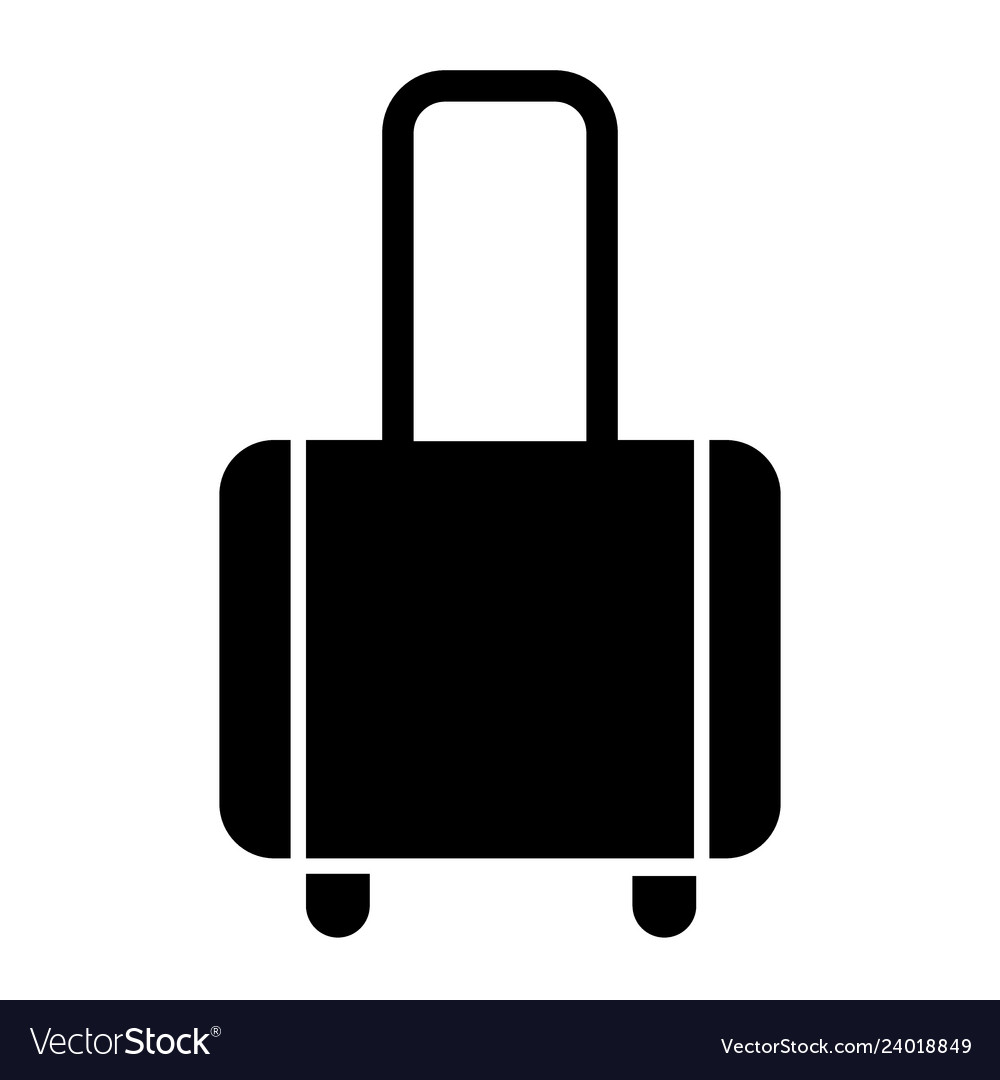 Luggage solid icon baggage