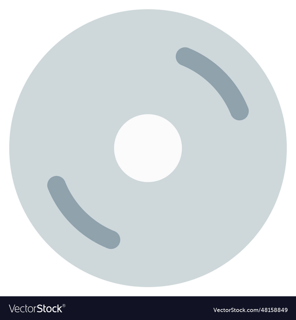 Round flat device for storing data disc