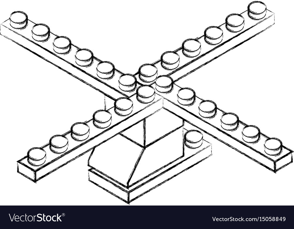 Toy building block bricks