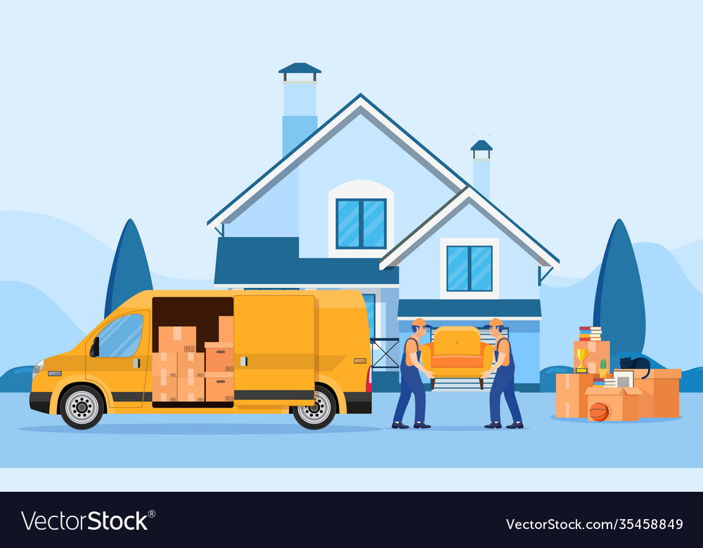 Truck for transportation goods Royalty Free Vector Image Truck for transportation goods Royalty Free Vector Image