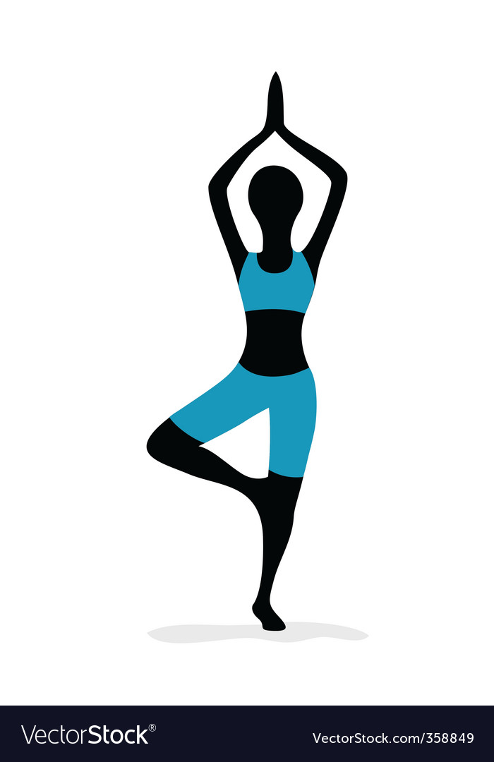 Yoga Girl Royalty Free Vector Image - Vectorstock