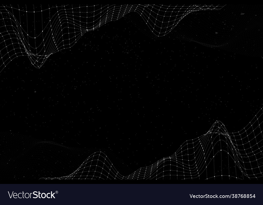 3d abstract wave pattern background