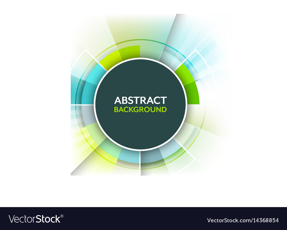 Abstract background with a circular space for text