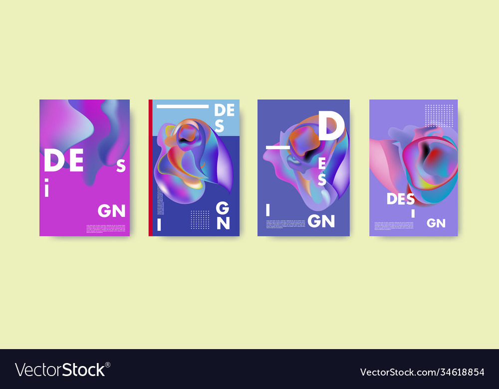 Abstract colorful liquid and fluid pattern