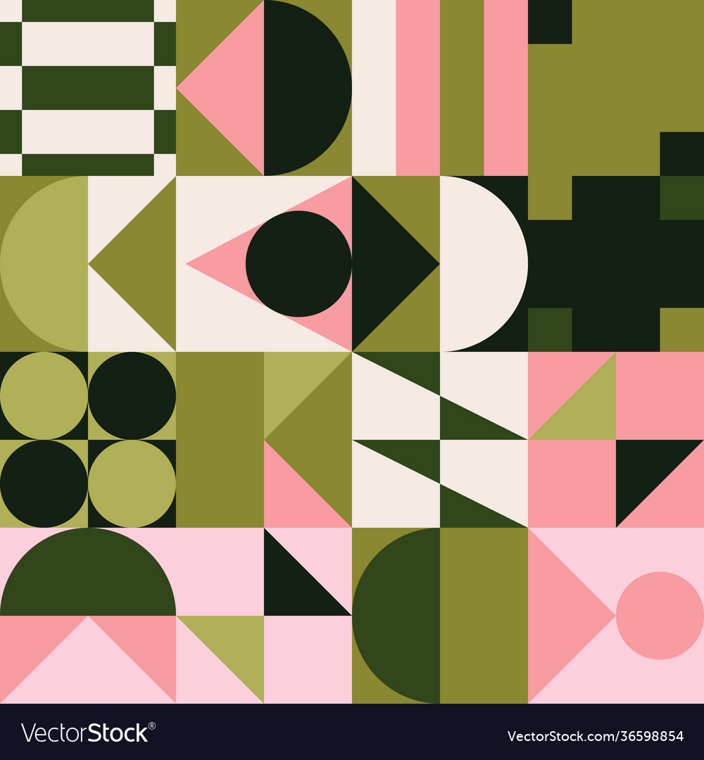 Abstract pattern design elements vector image Abstract pattern design elements