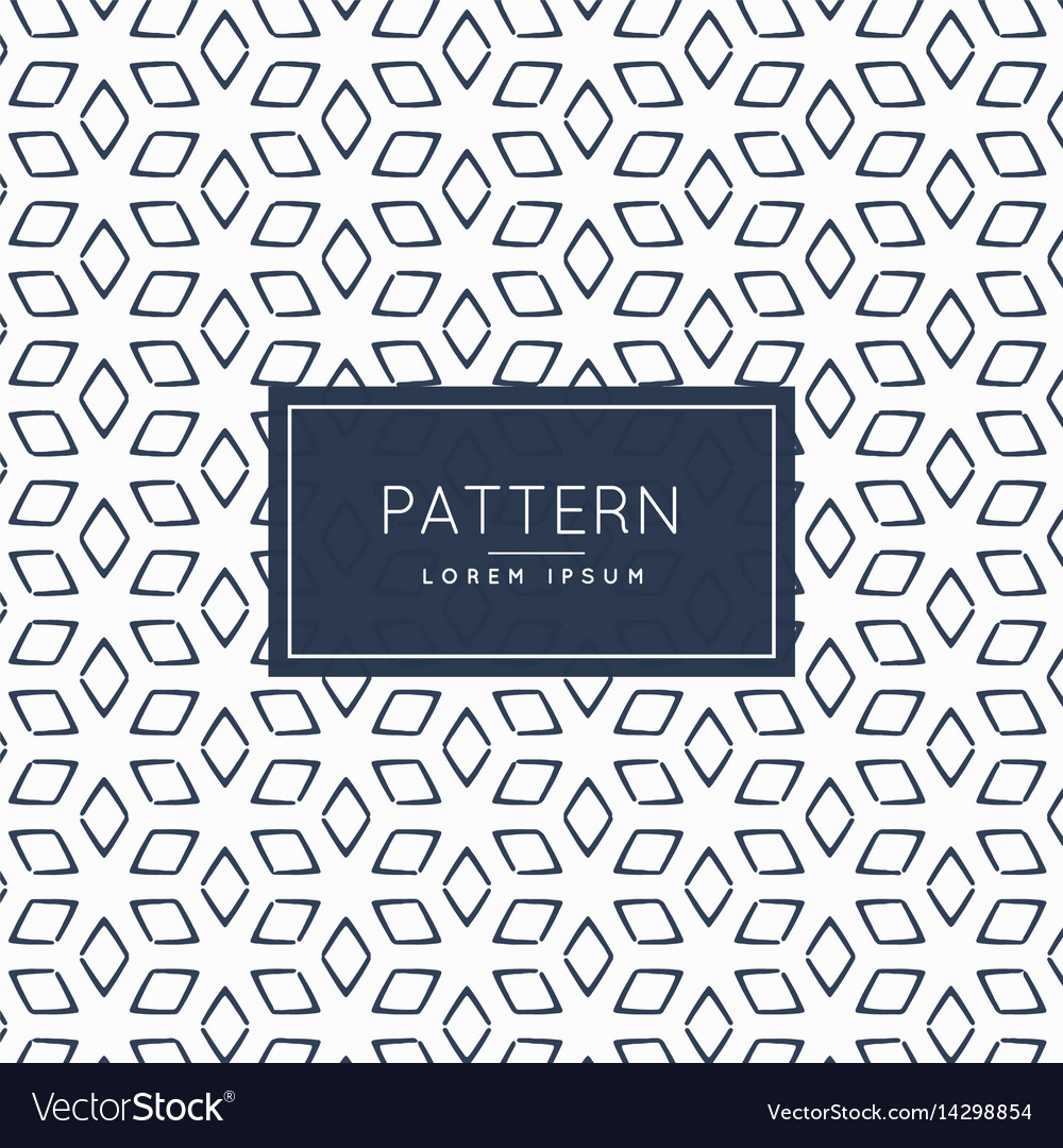 Abstract rhombus shape pattern