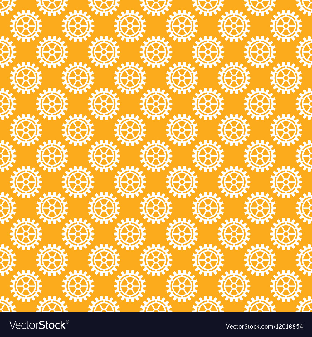 Gears icons seamless patterns