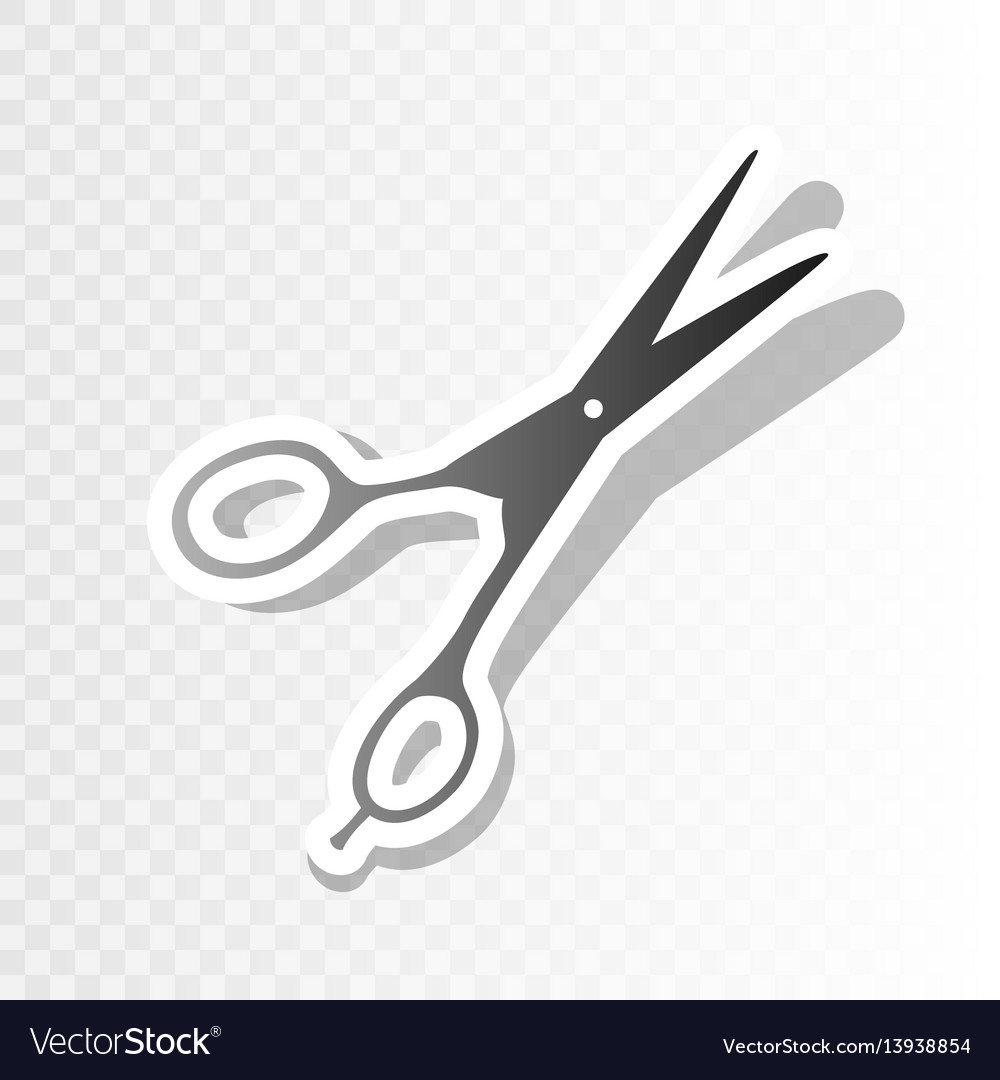 Hair cutting scissors sign new year