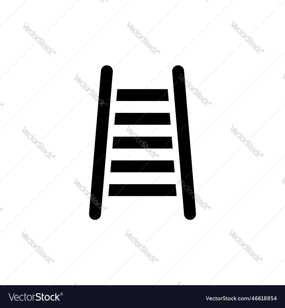 Ladder icon design element logo template