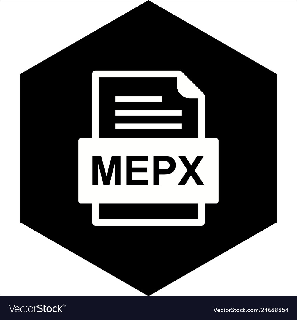 Mepx file document icon