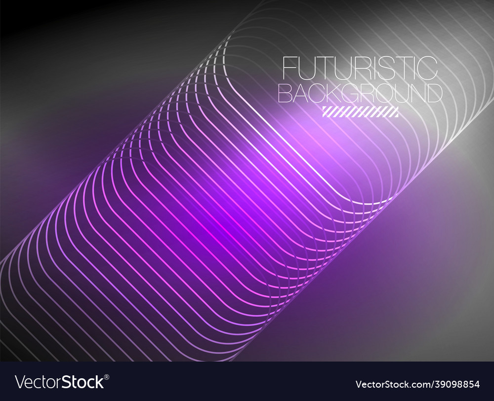 Neon color square shape lines abstract background Vector Image Neon color square shape lines abstract background