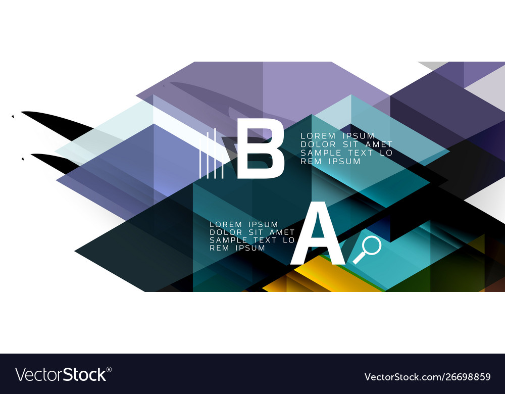 Abstract triangle pattern colorful backdrop vector image Abstract triangle pattern colorful backdrop