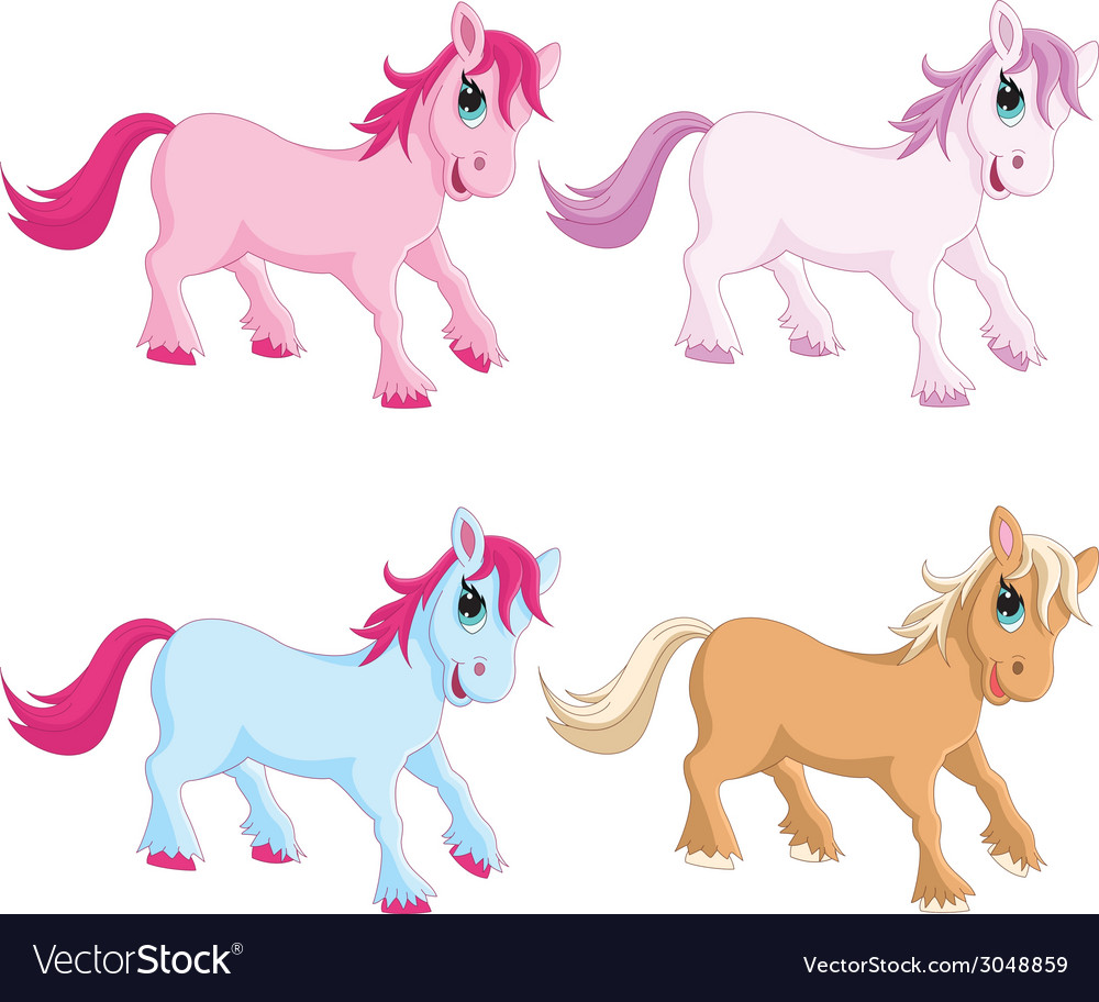 Colorful pony