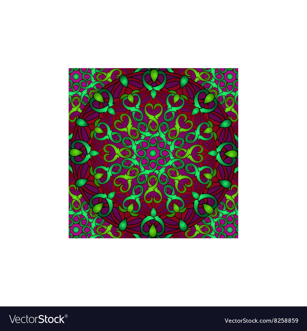 Decorative background with a circular