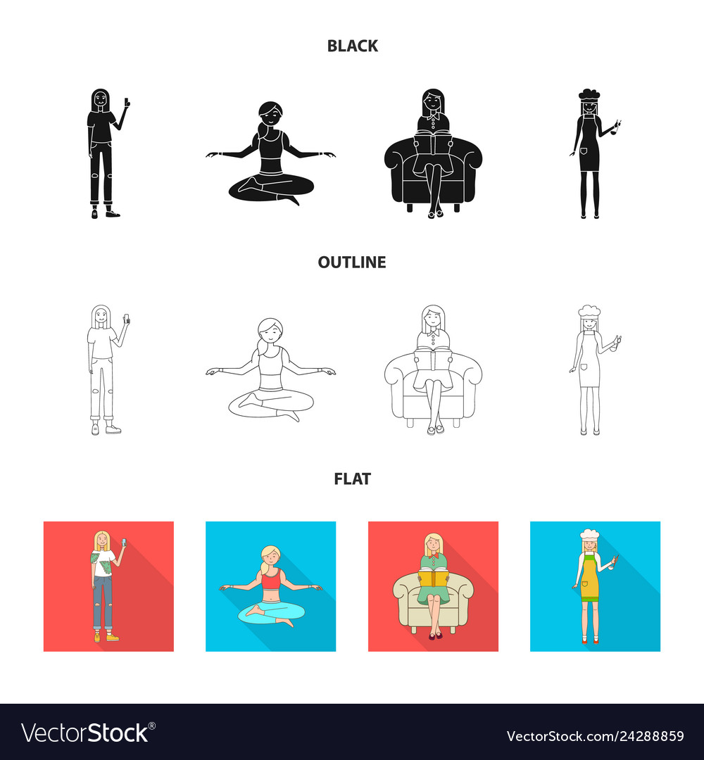 Design of posture and mood sign collection