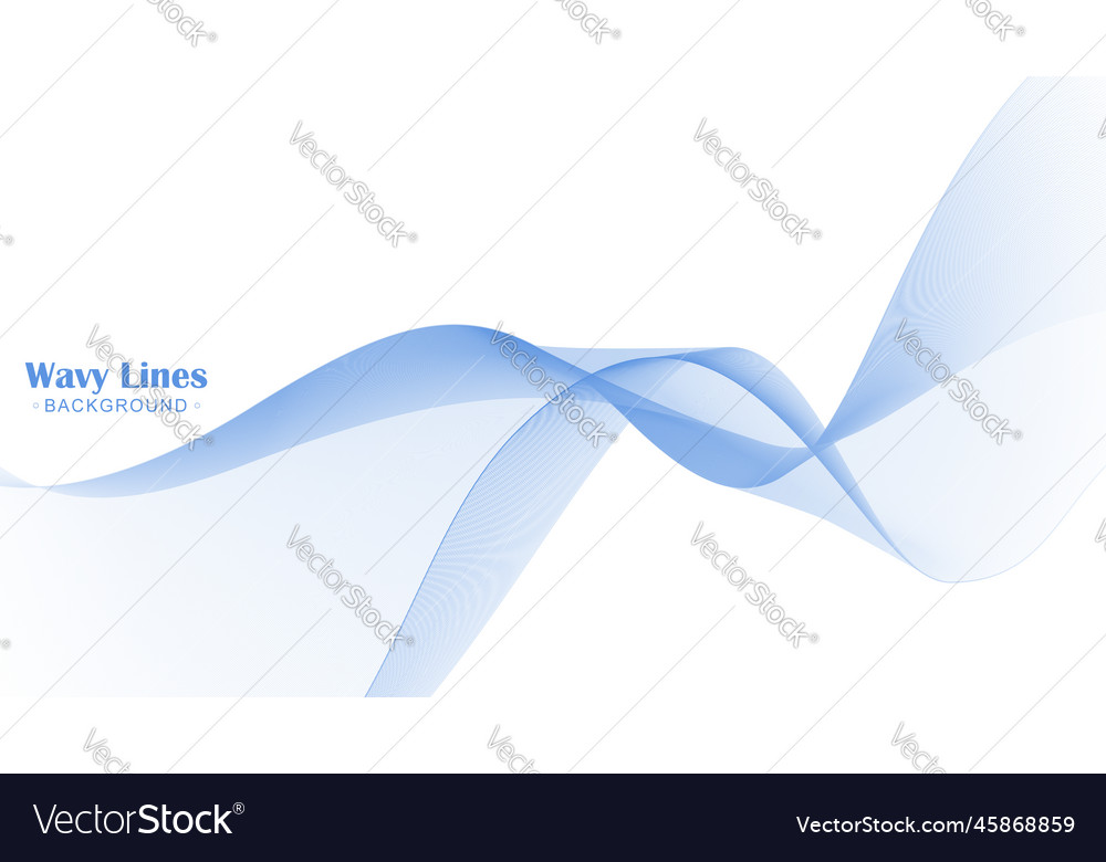 Elegant smooth wavy lines background