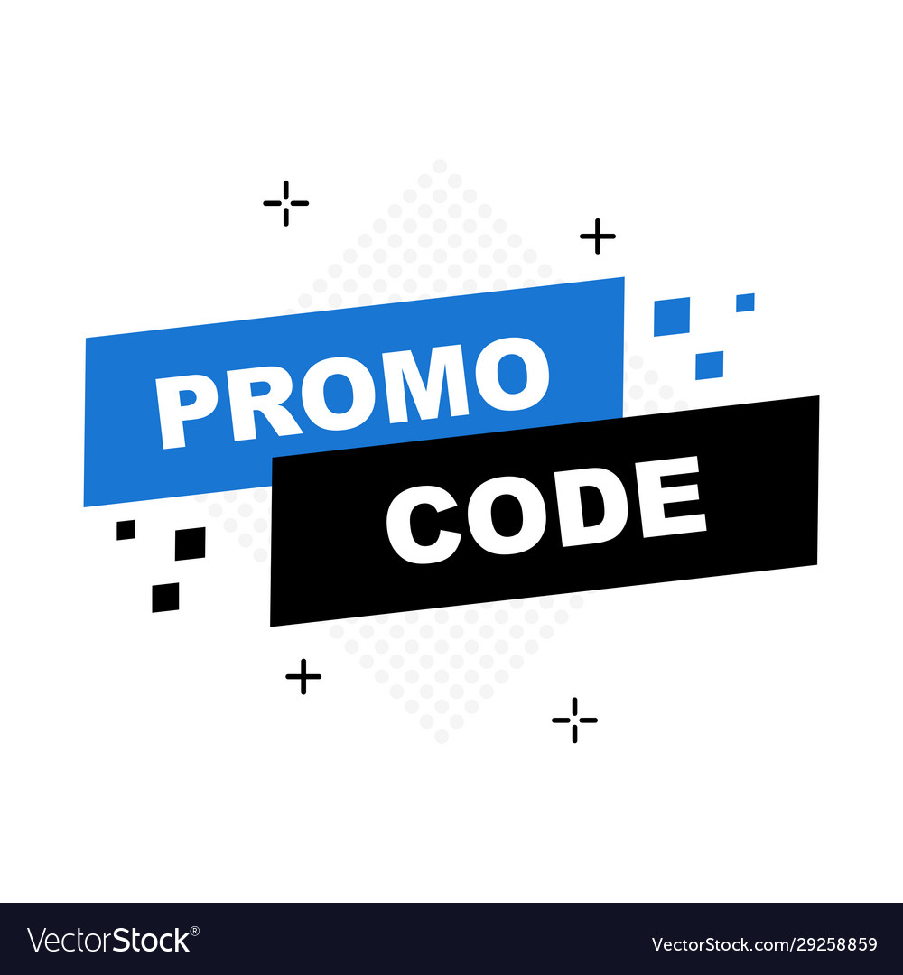 Promo code coupon flat set design on white Vector Image