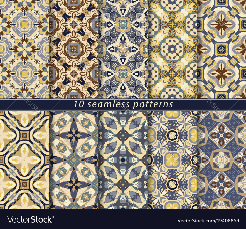 Set of seamless pattern