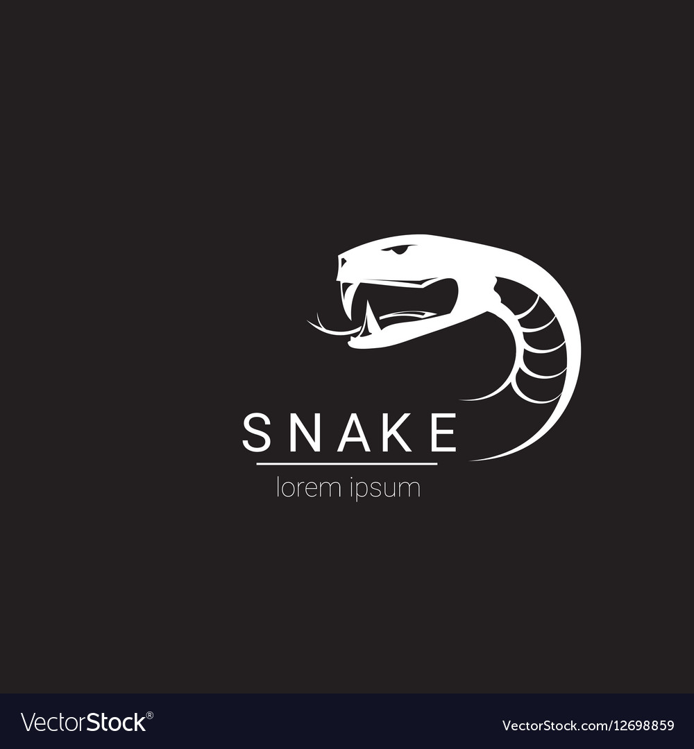 Snake simple logo design element