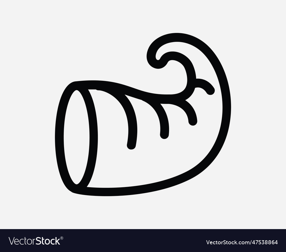 Cornucopia horn icon thanksgiving autumn fall