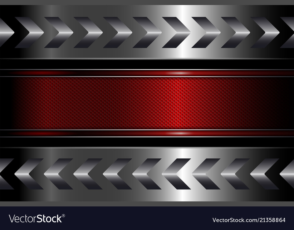 Geometric design with a red textured frame