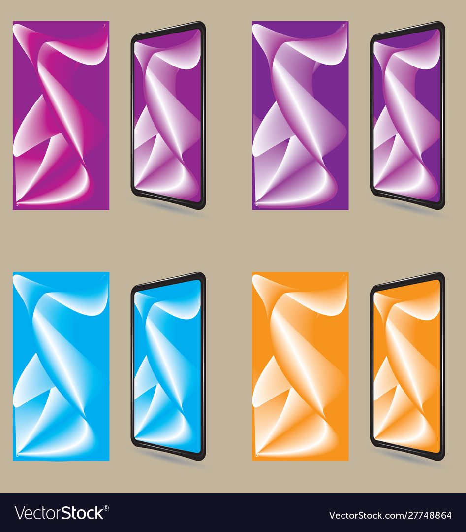 Set gradient background texture template