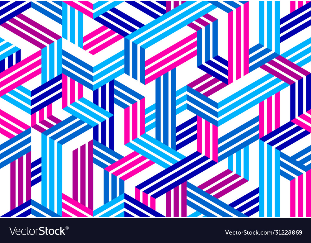 Seamless cubes background lined boxes repeating