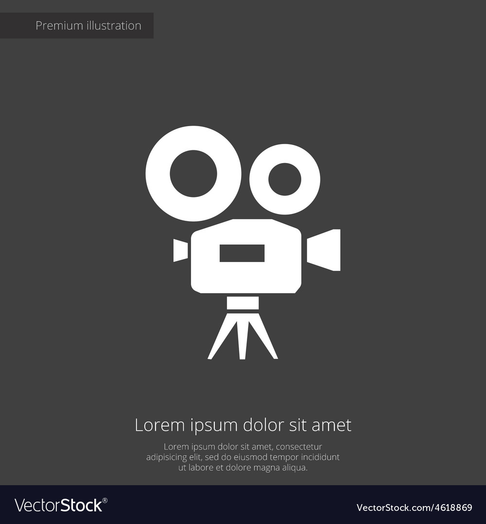 Video camera premium icon