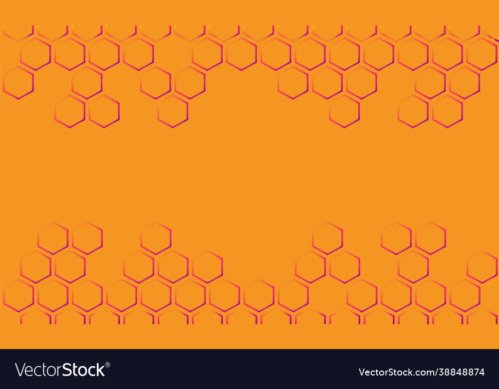 Abstract geometric shape hexagon background vector image Abstract geometric shape hexagon background