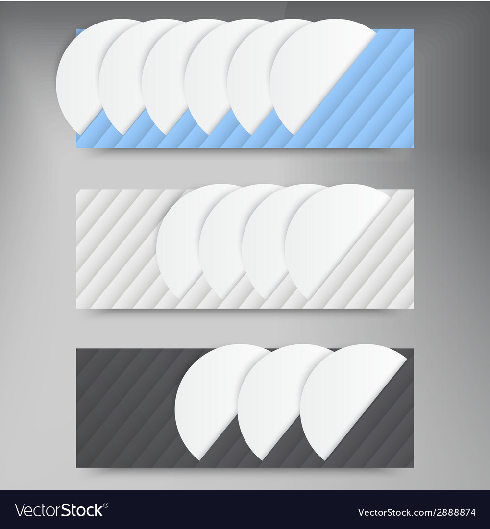 Banners lines color web design