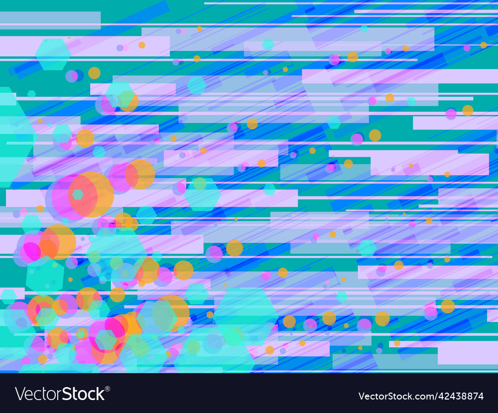 Blue stripes abstract background 80e style bright vector image Blue stripes abstract background 80e style bright
