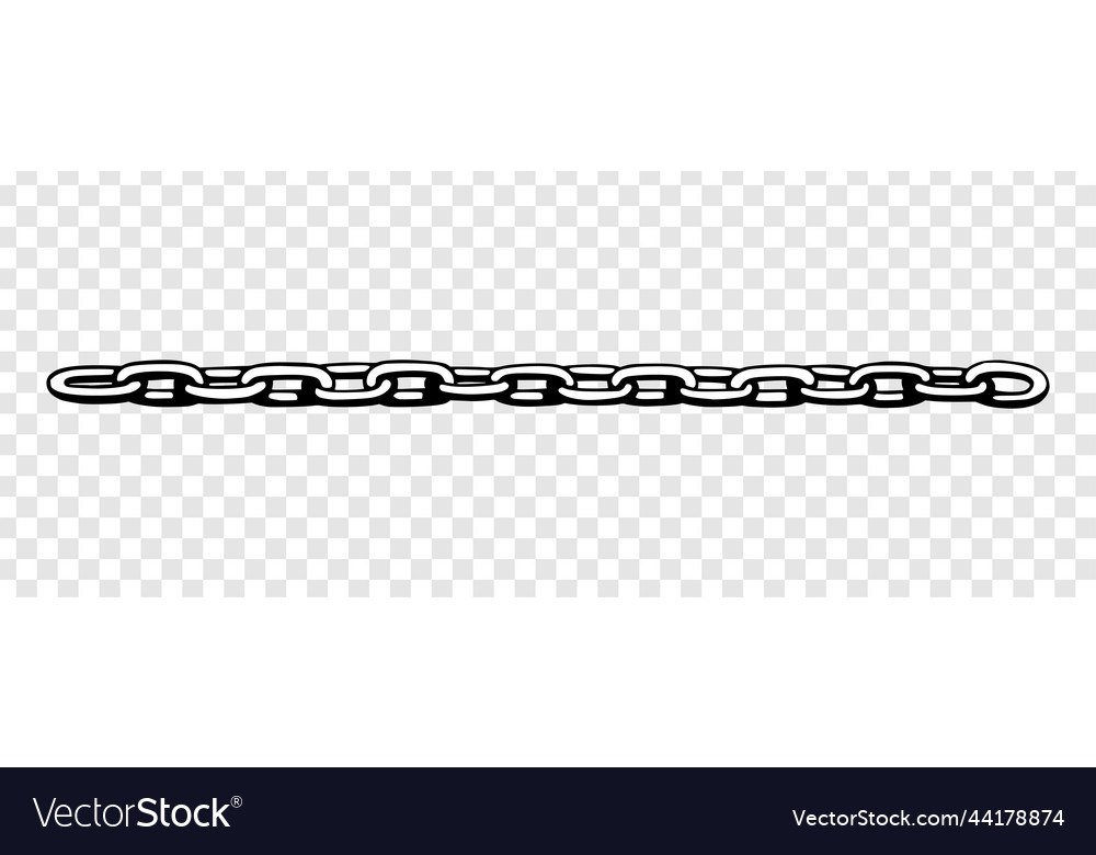 Chain as symbol of unity and cooperation sketch vector image Chain as symbol of unity and cooperation sketch