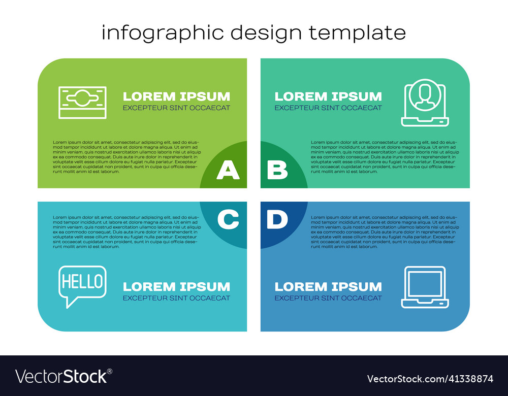 Set line hello in different languages stacks vector image Set line hello in different languages stacks