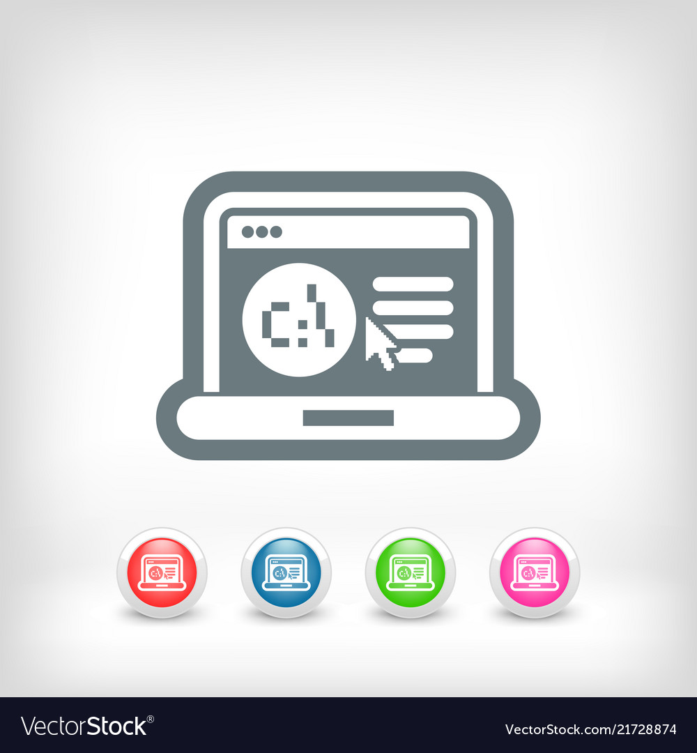 Software language webpage icon