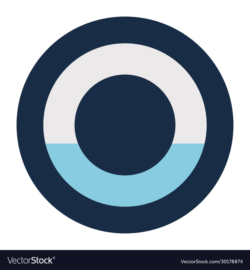 Striped loading circle block style icon
