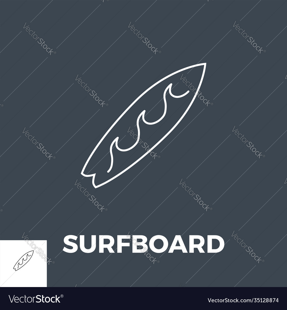 Surfboard icon