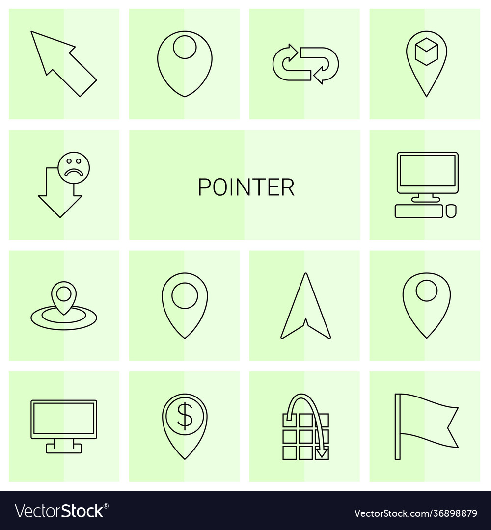 14 pointer icons