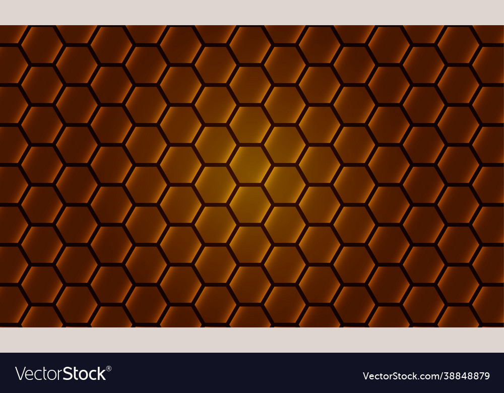 Abstract geometric shape hexagon background vector image Abstract geometric shape hexagon background