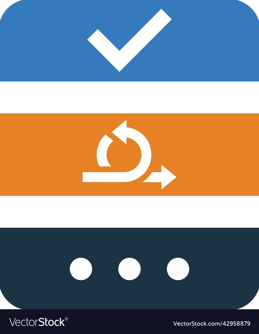 Agile board organize icon simple editable graphics